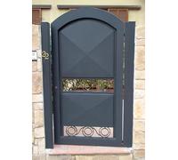 CANCELLO PEDONALE Ferro Battuto . Cod . 085 . Detrazioni 50%