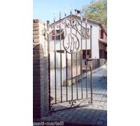 CANCELLO PEDONALE Ferro Battuto . Cod . 086 . Detrazioni 50%