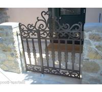 CANCELLO PEDONALE Ferro Battuto . Cod . 089 . Detrazioni 50%