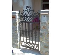 CANCELLO PEDONALE Ferro Battuto . Cod . 089 . Detrazioni 50%