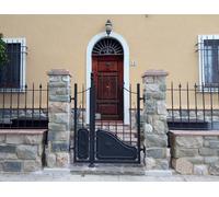 CANCELLO PEDONALE Ferro Battuto . Cod . 1502 . Detrazioni 50%