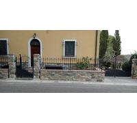 CANCELLO PEDONALE Ferro Battuto . Cod . 1502 . Detrazioni 50%