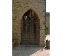 CANCELLO PEDONALE Ferro Battuto . Cod . 184 . Detrazioni 50%