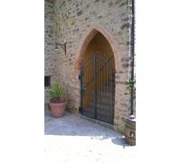 CANCELLO PEDONALE Ferro Battuto . Cod . 184 . Detrazioni 50%