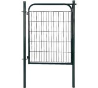 Cancello pedonale in metallo 1x1,53 m verde Verde