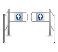 Cancello pedonale Manuale a 90° con Chiusura Automatica di Sicurezza per l'ingresso di supermercati e la Sicurezza di recinzioni industriali