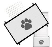 Cancello per cani per scale - Rete protettiva Cancello per animali retrattile extra largo, Recinto telescopico per animali, Rete pieghevole per scale, porte, corridoi, piani cucina, portici, corridoi,