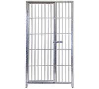 Cancello per Giardino Orto Urbanistica Zincato a Caldo da 100xh180 Cm