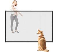 Cancello per scale per animali domestici, in rete, autoportante, recinto per cani | Recinzione portatile per animali domestici per interni ed esterni, cancello per cani senza perforazione per cuccioli