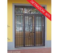 CANCELLO PORTONE in Ferro Battuto Personalizzato . Cod. 599 . Detrazioni 50%
