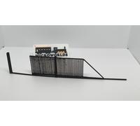 Cancello portone scorrevole con feritoia - Scala H0/1:87