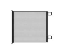 Cancello retrattile per cani, barriera di sicurezza per cuccioli, installazione senza trapano, divisorio a prova di bambino, rete per gatti, design salvaspazio, per terrazza, cucina, piscina