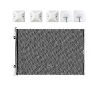 Cancello Retrattile Per Cani Porta- 50x125 Cm Cancelletto Retrattile Scale Per neonatii | Barriera Retrattilee Per Cani | Barriera Portatile Regolabile Antisalto Pieghevole Per Puericultura Scale