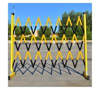 Cancello retrattile per traffico espandibile nero e rosso le Parking Ber 1,2 m di altezza 119,4 x 350,5 cm porta pieghevole per sicurezza stradale e controllo della folla