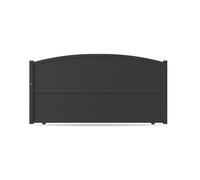 Cancello scorrevole, alluminio, modello Catania, Antracite, 3600 x 1300 mm, configura individualmente