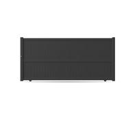 Cancello scorrevole, alluminio, modello Torino, Antracite, 3600 x 1600 mm, configura individualmente