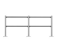 Cancello Sicurezza Battente Metallo Porta Automatica Senso Unico Per Ingresso Uscita,cancello Pedonale Con Chiusura Automatica Molla Per Negozi Banchi Supermercati Cassa(Silver,200X100CMX6.3CM)