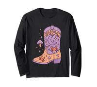 Cancer Boot Moon pastello Western Zodiac Design Maglia a Manica