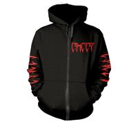 Cancer Death Shall Rise (Black) ufficiale Felpa con Cappuccio