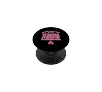 Cancer Picked A Fight with The Wrong Chick Breast Cancer PopSockets PopGrip Adesivo