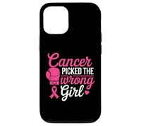 Cancer Picked the Wrong Girl Pink Boxing Glove Custodia per iPhone 12/12 Pro