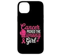 Cancer Picked the Wrong Girl Pink Boxing Glove Custodia per iPhone 14 Plus
