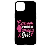 Cancer Picked the Wrong Girl Pink Boxing Glove Custodia per iPhone 15 Plus
