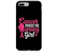 Cancer Picked the Wrong Girl Pink Boxing Glove Custodia per iPhone 7 Plus/8 Plus