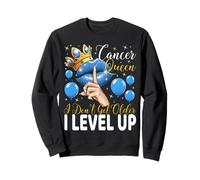 Cancer Queen I Don't Get Older I Level up Birthday Queen Felpa