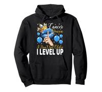 Cancer Queen I Don't Get Older I Level up Birthday Queen Felpa con Cappuccio