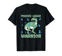 Cancer Warrior Nastro Azzurro Consapevolezza del cancro alla prostata Maglietta