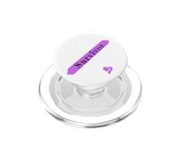 Cancer Warriors & Cuore viola sopravvissuto alla violenza domestica PopSockets PopGrip per MagSafe