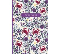Cancer Zodiac Notebook: Beautiful Lined Journal with Hand-Drawn Crabs & Purple Floral Artwork | Perfect Gift for Cancer Birthdays, Astrology Lovers & Horoscope Fans