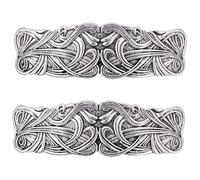 Cancioncini per capelli vintage intrecciati clip per capelli intrecciati grandi celtici barrette per capelli per le donne decorazioni per capelli vichingo accessori per capelli vichinghi 2pc d