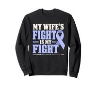 Cancro Addominale La Lotta di mia Moglie è Il Mio Supporto per la Lotta Felpa