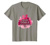 Cancro al Seno della Squadra di Supporto: Gli obiettivi della Squadra battono Il Cancro Maglietta, Bambini, Ardesia, 10 Anni