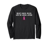 Cancro al Seno incasinato la Donna sbagliata Nastro Rosa Maglia a Manica
