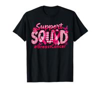 Cancro al Seno Madri Figlie Famiglia Amici Support Squad Maglietta