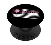 Cancro al seno Pallavolo Dig Cure Indossare il rosa per PopSockets PopGrip Adesivo