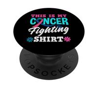 Cancro alla tiroide Questa è la mia lotta contro il cancro PopSockets PopGrip Adesivo