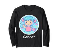 Cancro Carino Zodiaco Kawaii Maglia a Manica