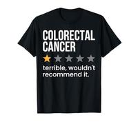 Cancro colorettale Valutazione a 1 stella Consapevolezza del cancro colorettale Maglietta