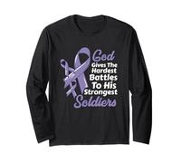 Cancro Dio dà Le Battaglie più Difficili i Suoi Soldati più Forti Maglia a Manica
