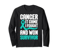 Cancro è venuto Ho combattuto e Vinto Sopravvissuto Maglia a Manica