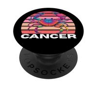 Cancro Il Granchio Multicolore Oroscopo Cancro, Multicolore Granchio PopSockets PopGrip Adesivo