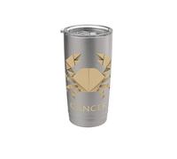 Cancro Paperfolding Zodiac Graphic Bicchiere termico in acciaio inox doppia parete