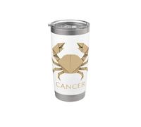 Cancro Paperfolding Zodiac Graphic Bicchiere termico in acciaio inox doppia parete