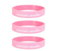 Cancro Sensibilizzazione Polsino Per Lei Lui da Uomo Donna Unisex Silicone Bands