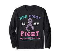 Cancro tiroideo Il Suo Combattimento la mia Lotta con la Maglia a Manica