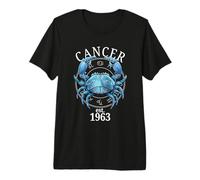 Cancro Zodiacale Nato nel 1963 Maglietta Premium